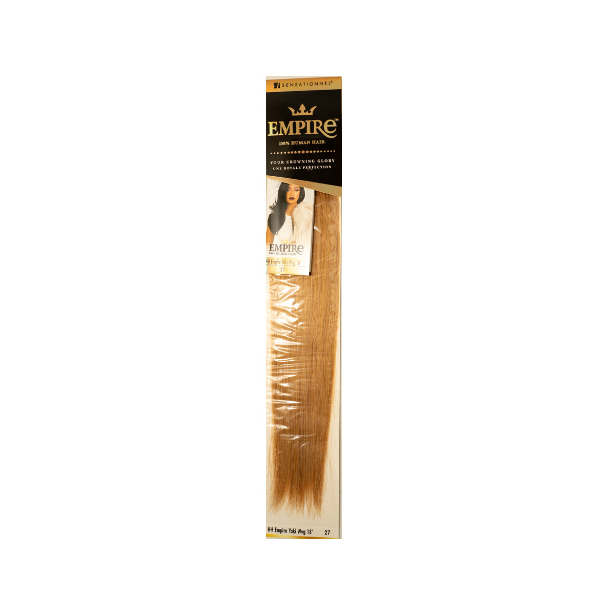 Sensationnel Empire Yaki Weave 18" 100% Human Hair Extensions Argan Oil
