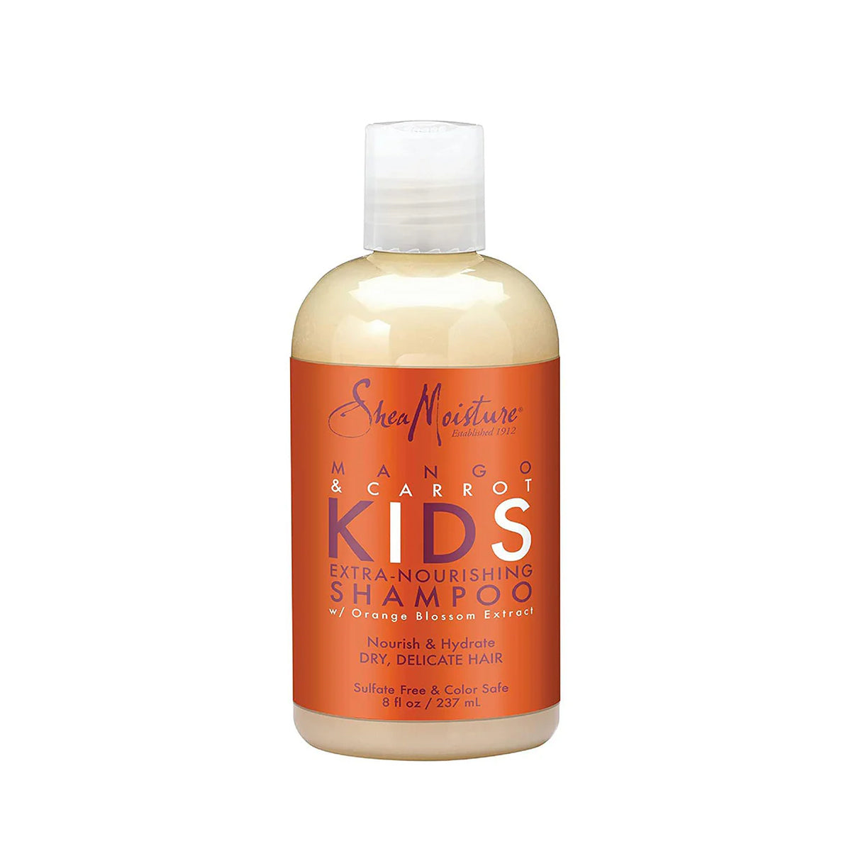 Shea Moisture Mango & Carrot Kids Shampoo 8fl oz Gentle Cleanser