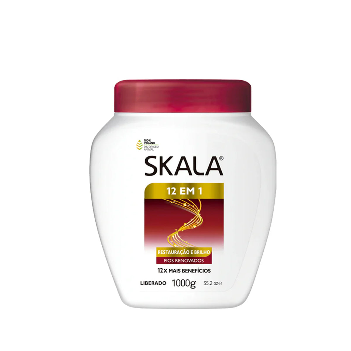 Skala 12-in-1 Restoration & Shine Conditioning Cream 1000g Deep Repair Hair Treatment