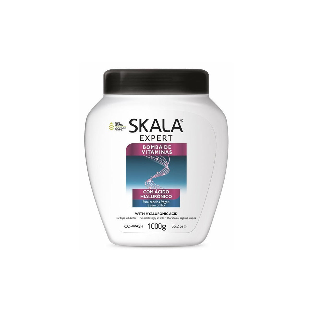 Skala Expert Hyaluronic Acid Hydration & Shine Co-Wash for Dull Hair 1000g