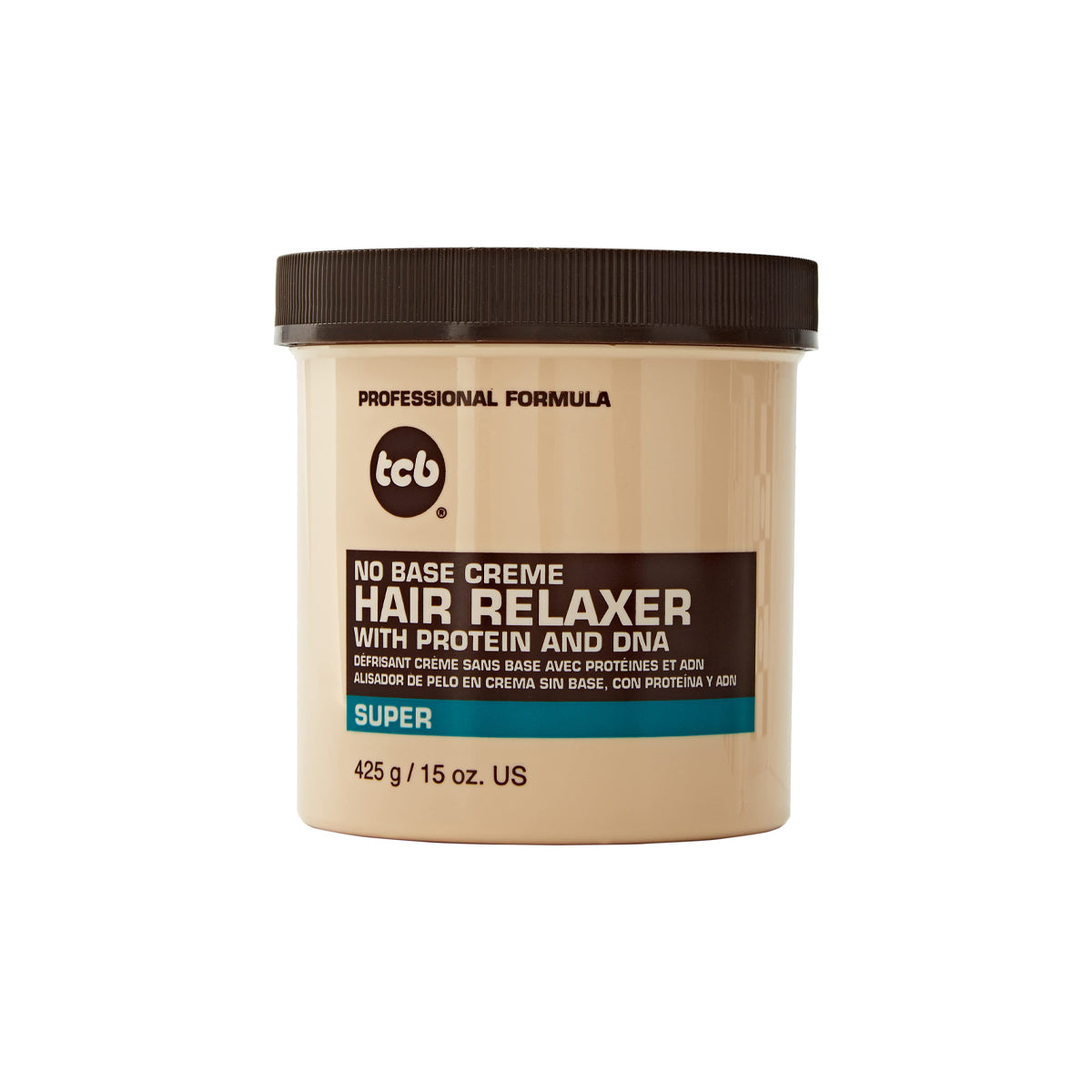 TCB No Base Cream Hair Relaxer Super Strength 15oz