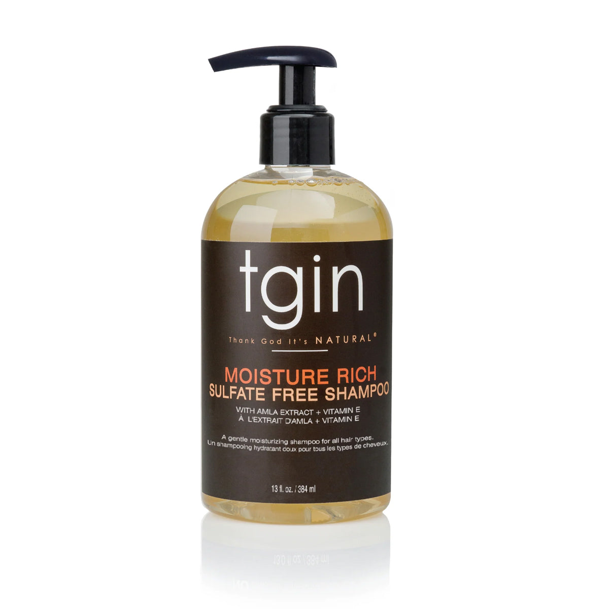TGIN Moisture Rich Sulfate Free Shampoo for Natural Hair 13fl oz