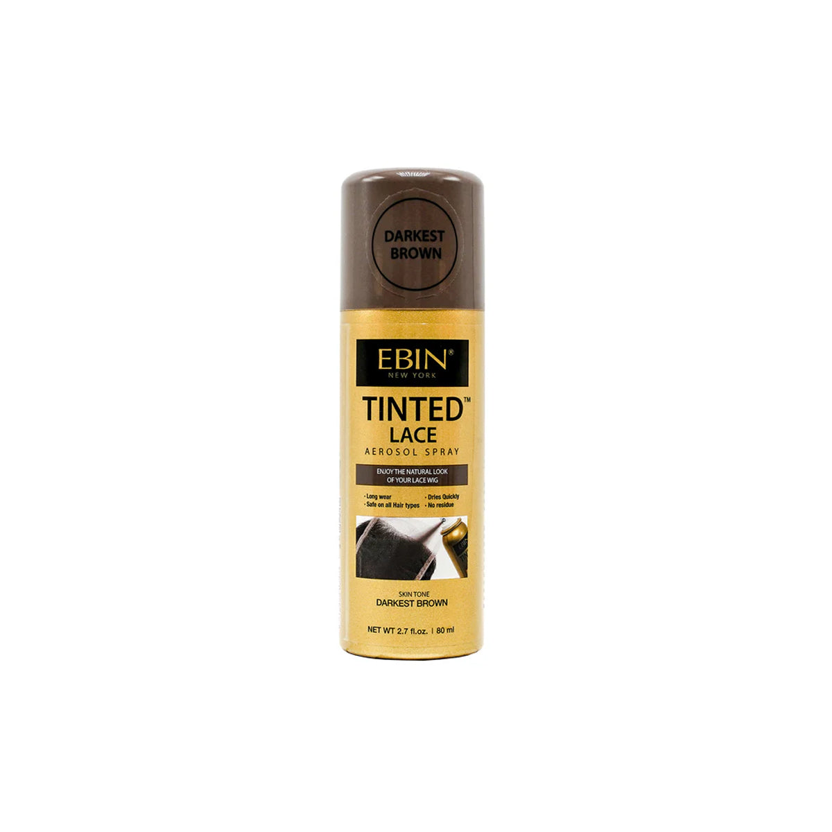 Tinted Lace Aerosol Spray 80ml Lace Tint for Wigs & Frontals