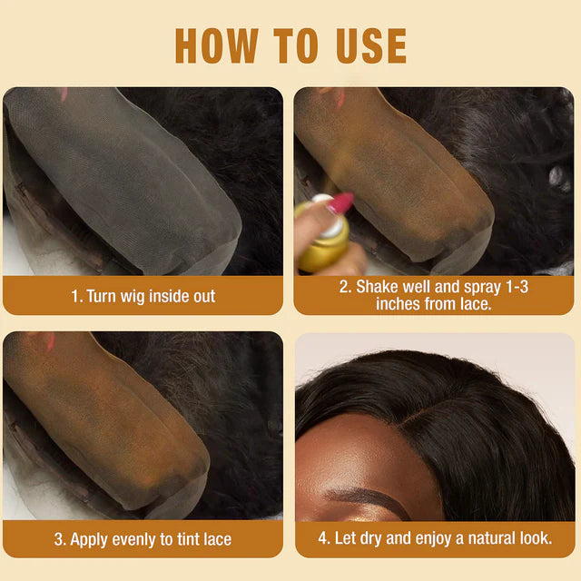 Tinted Lace Aerosol Spray 80ml Lace Tint for Wigs & Frontals