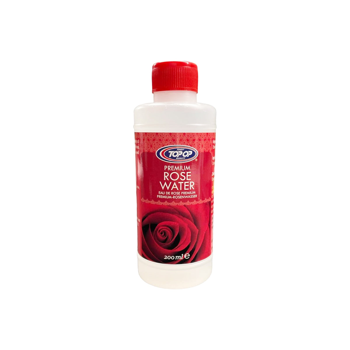 Top Op Rose Water 200ml Natural Hydrating Skin Toner