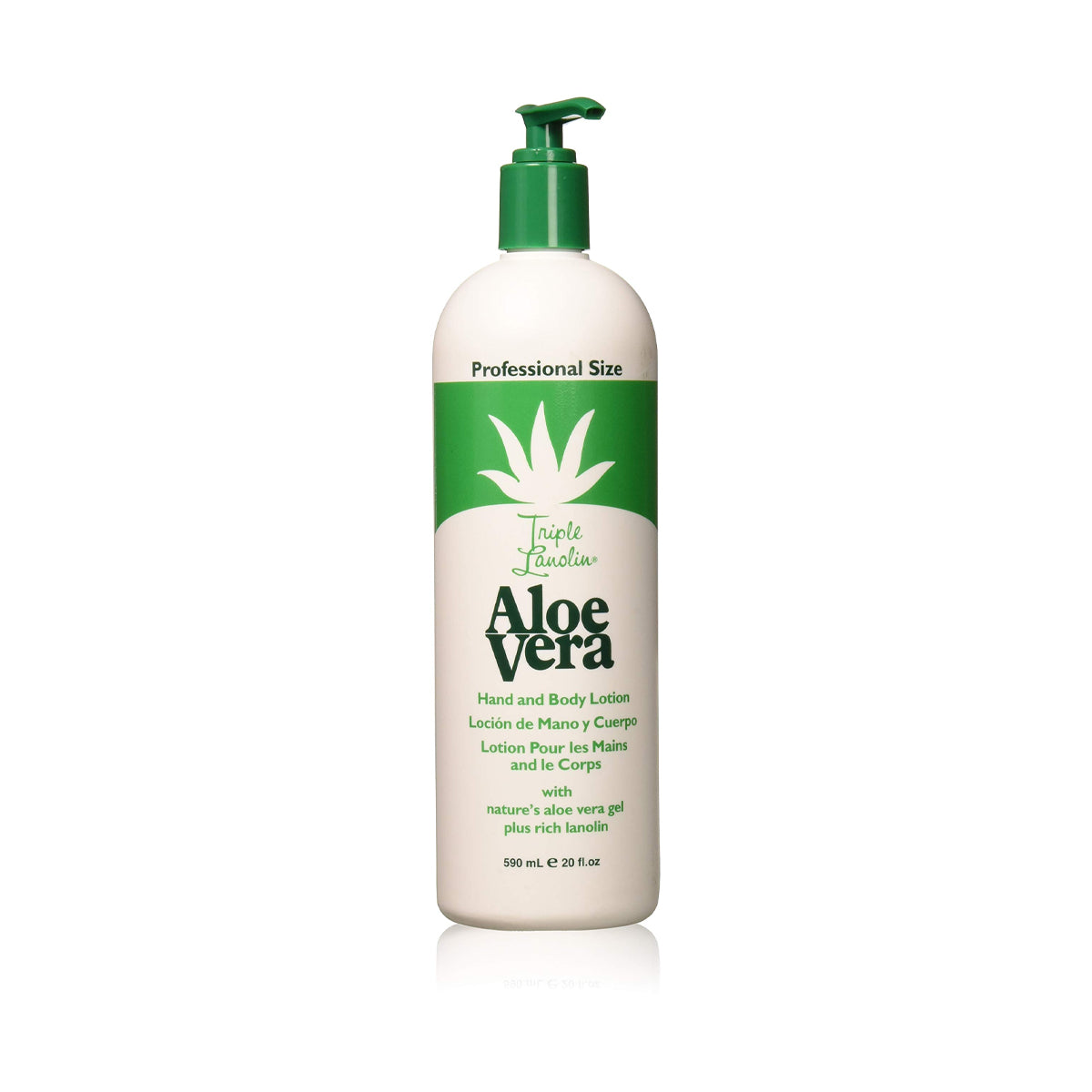 Triple Lanolin Aloe Vera Hand & Body Lotion 590ml Hydrating Moisturizer for Dry Skin