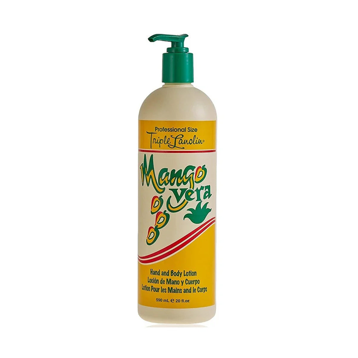 Triple Lanolin Mango Vera Hand & Body Lotion 590ml Moisturizing Dry Skin Care