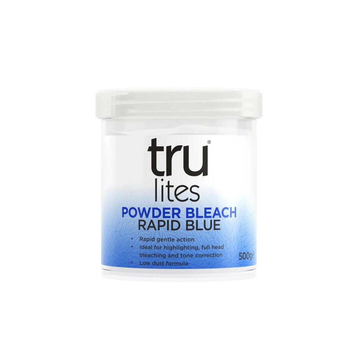 Trulites Rapid Blue Powder Bleach 500g Professional Hair Lightener