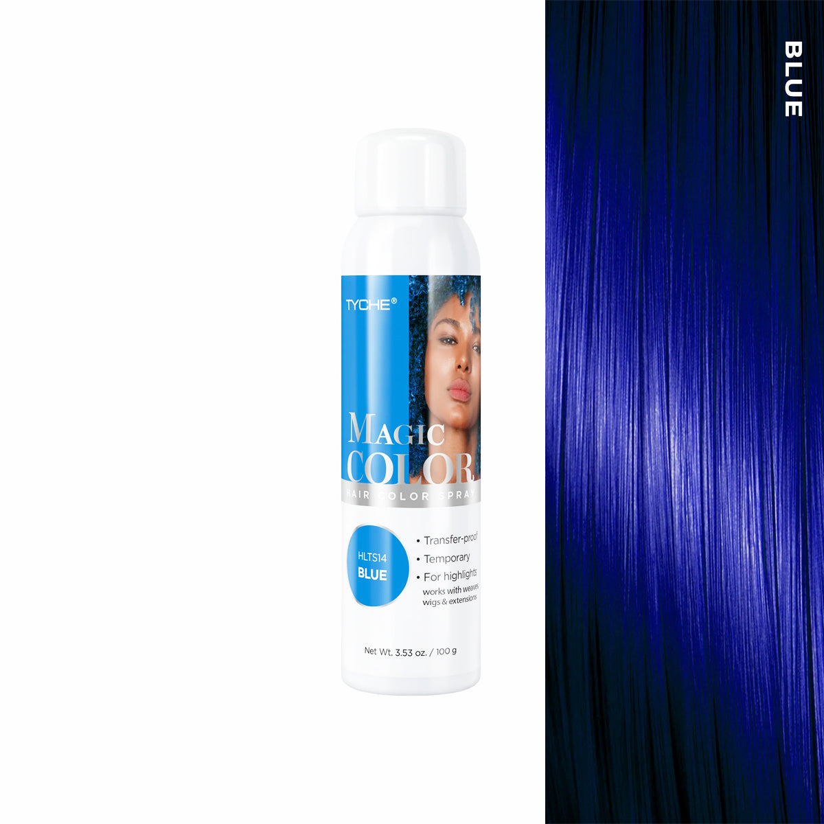 Tyche Hair Color Spray Instant Temporary Hair Color 3.53 fl oz