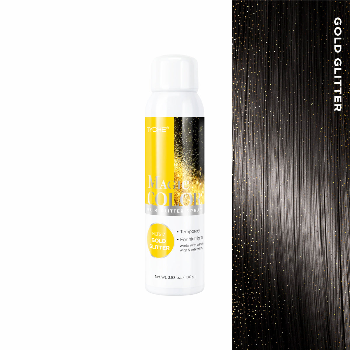 Tyche Hair Color Spray Instant Temporary Hair Color 3.53 fl oz