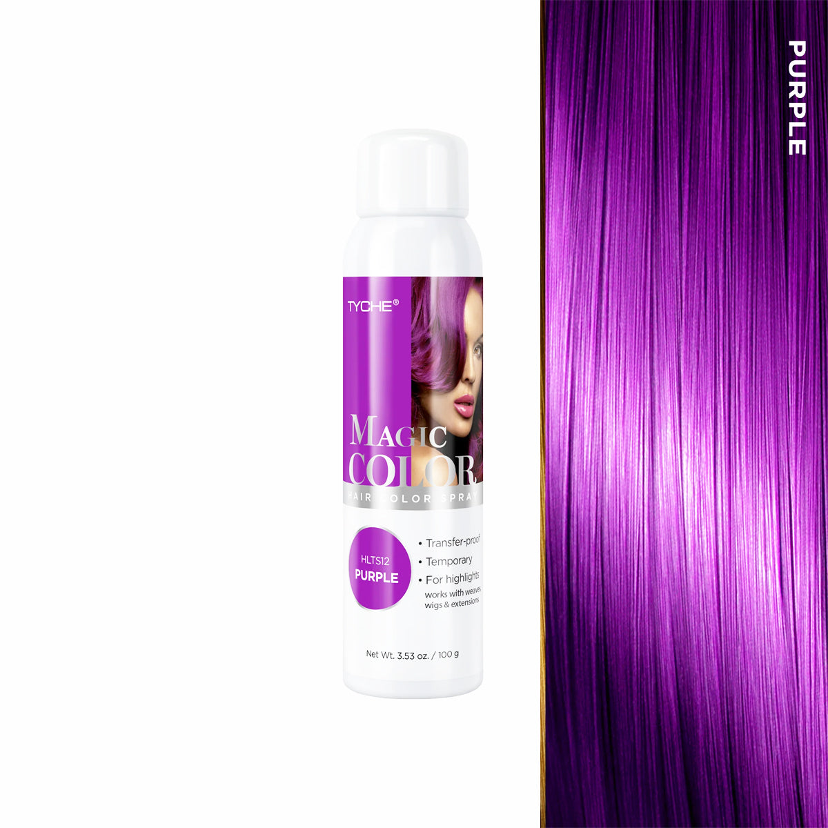 Tyche Hair Color Spray Instant Temporary Hair Color 3.53 fl oz