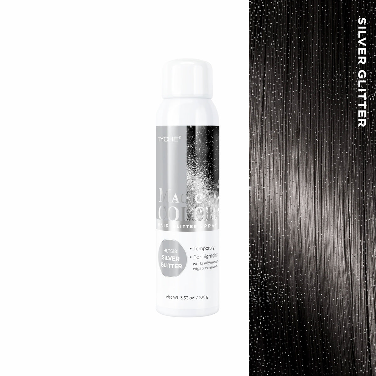 Tyche Hair Color Spray Instant Temporary Hair Color 3.53 fl oz