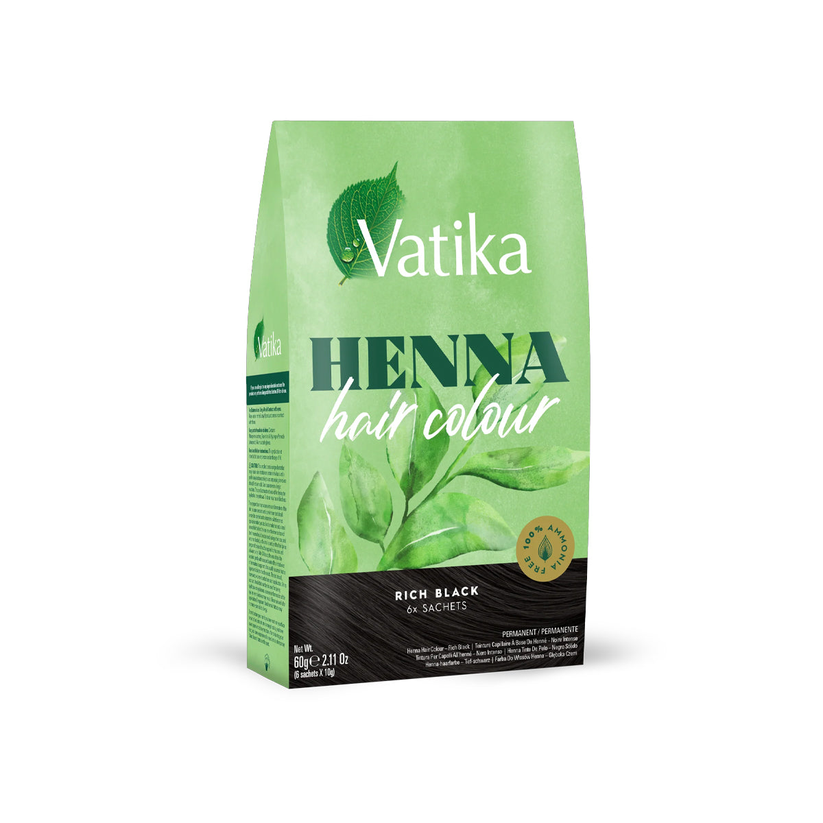Dabur Vatika Henna Hair Colour Ammonia Free Natural Grey Coverage