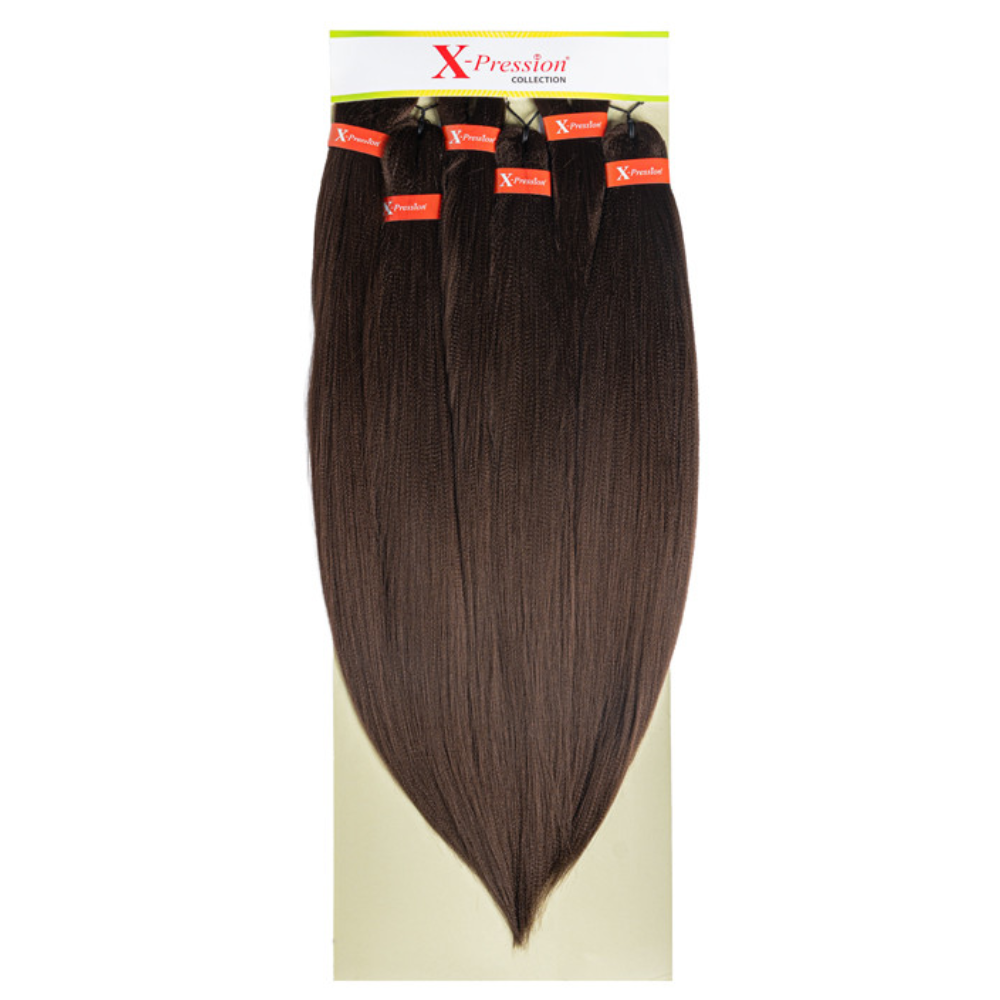 X-Pression Pre-Stretched 6X 52” Braiding Hair Extensions – 100% Kanekalon Ultra