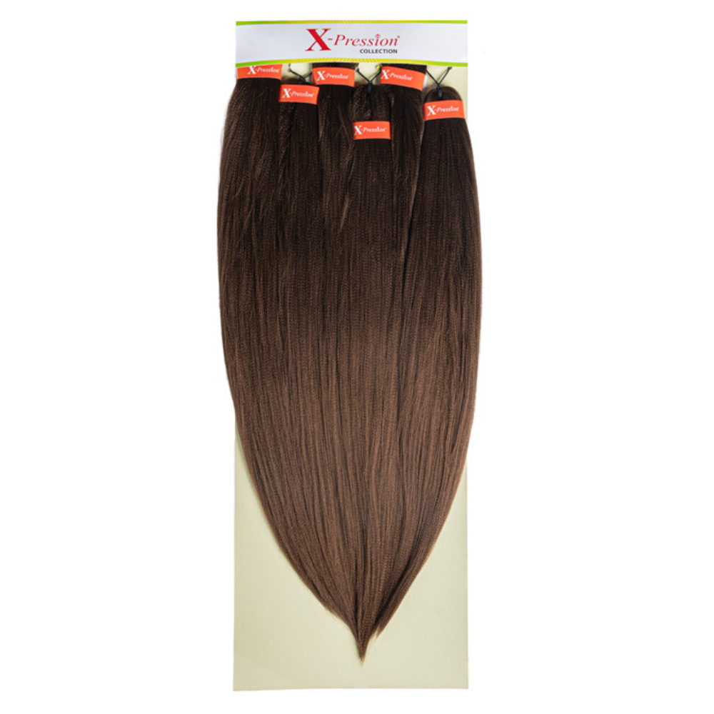 X-Pression Pre-Stretched 6X 52” Braiding Hair Extensions – 100% Kanekalon Ultra