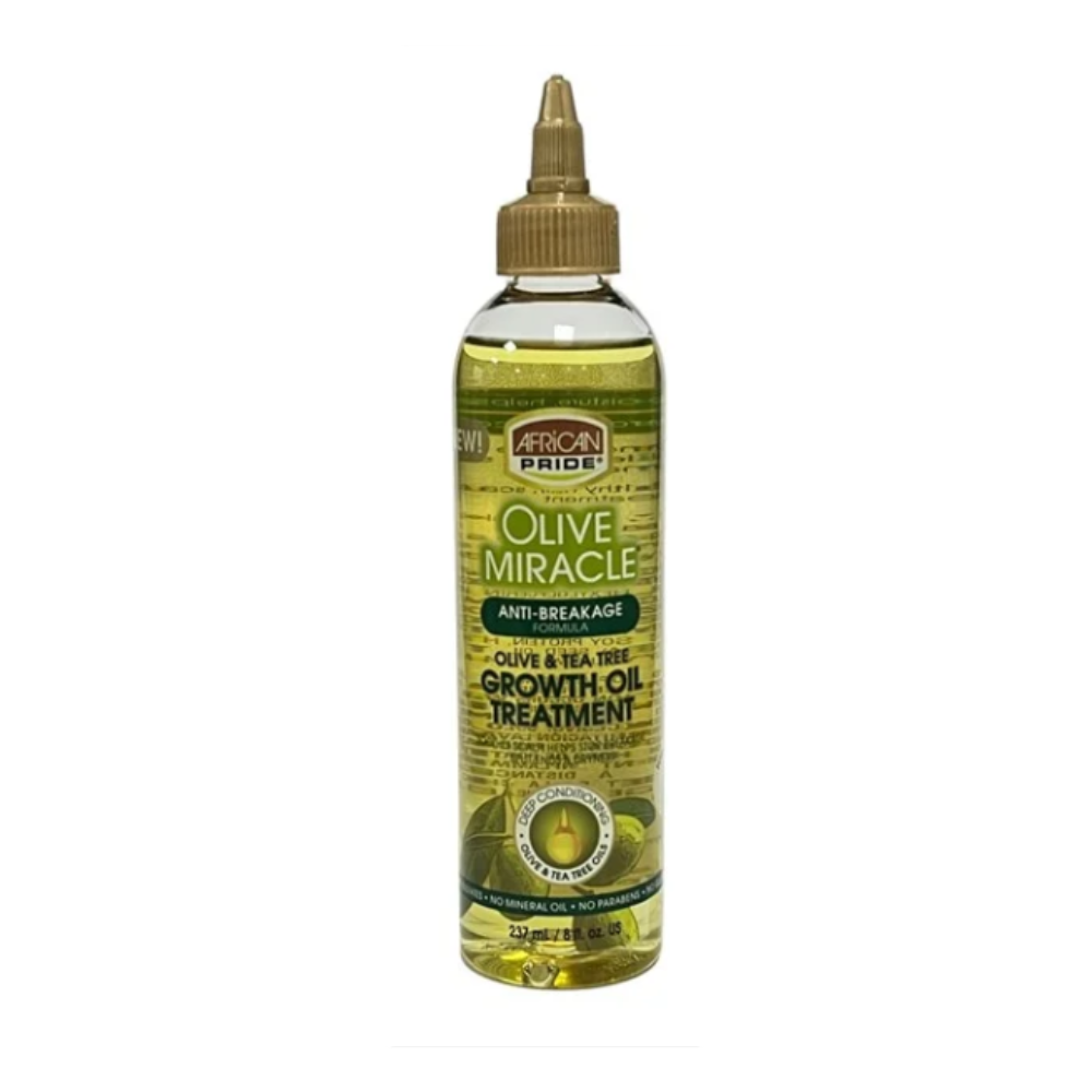 African Pride Olive Miracle Growth Oil Treatment 8oz – Olive & Tea Tree Scalp Oil