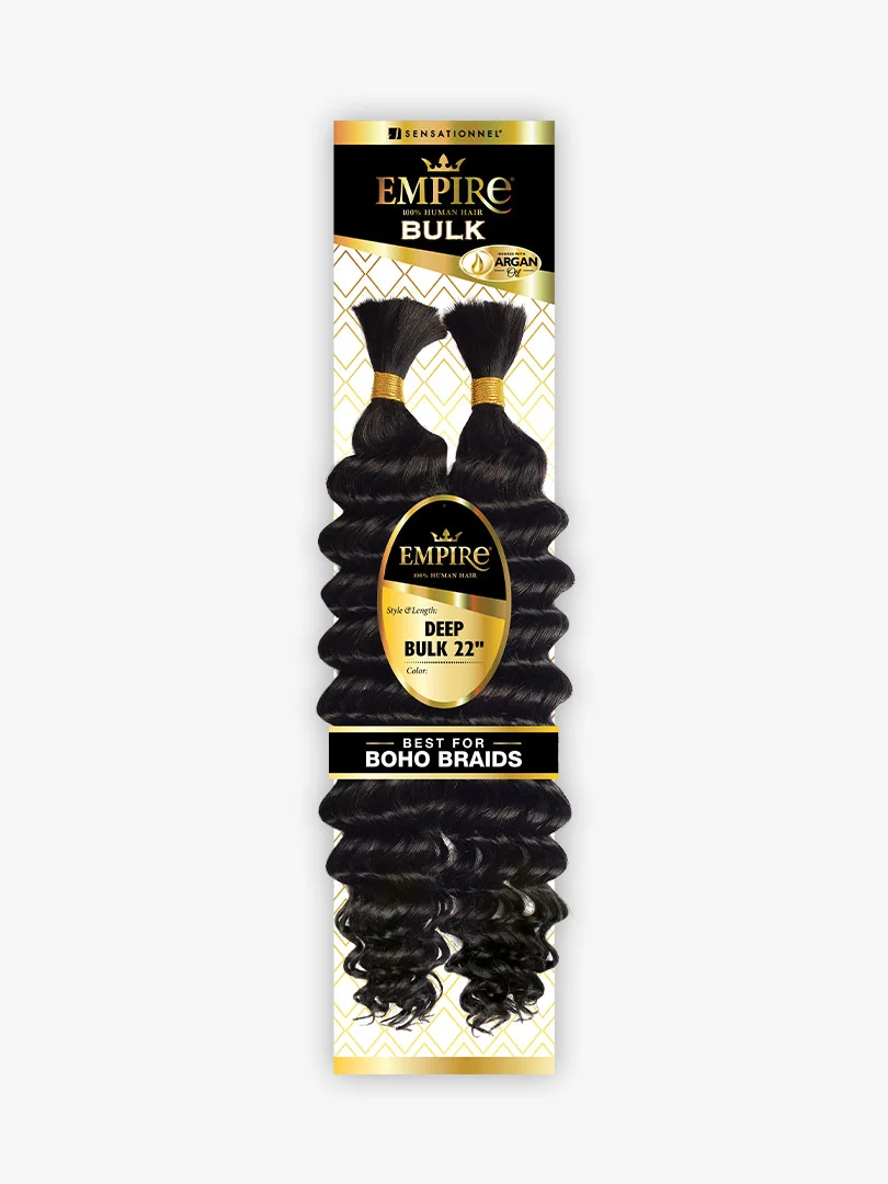 Sensationnel Empire Deep Bulk 22" 100% Human Hair Argan Oil Braiding Hair