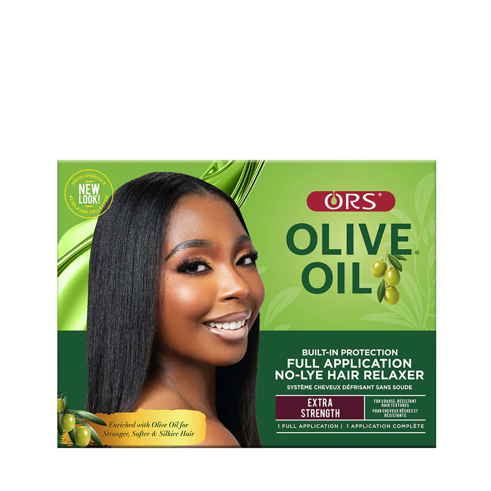 ORS Olive Oil No Lye Hair Relaxer Kit Extra Strength