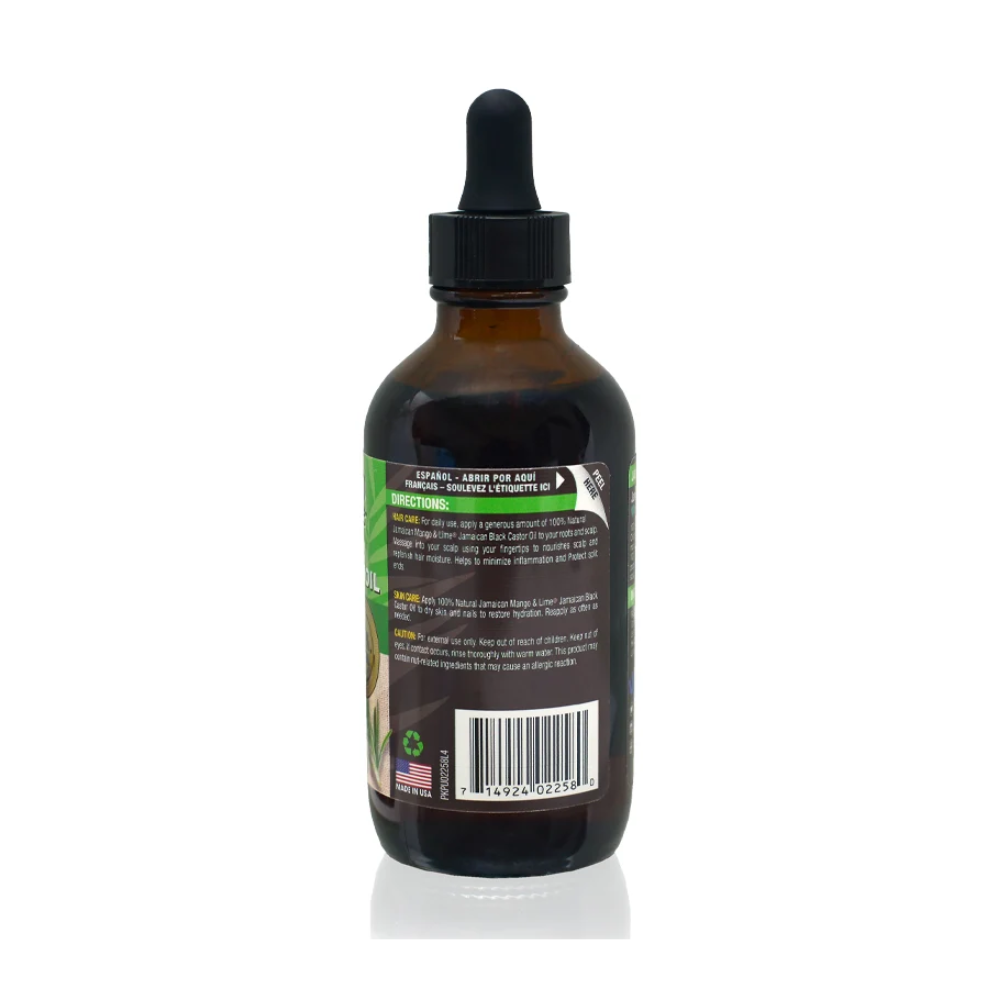Jamaican Mango & Lime Black Castor Oil Rosemary 4oz – Scalp & Hair Treatment