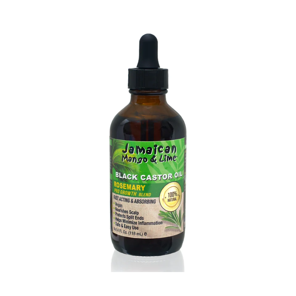Jamaican Mango & Lime Black Castor Oil Rosemary 4oz – Scalp & Hair Treatment