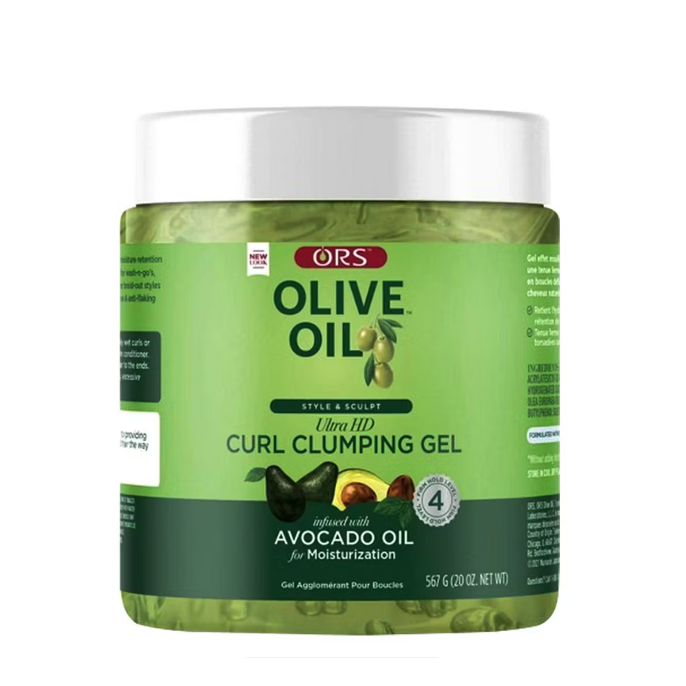 ORS Olive Oil Ultra HD Curl Clumping Gel 20oz Avocado Oil Moisture Hold