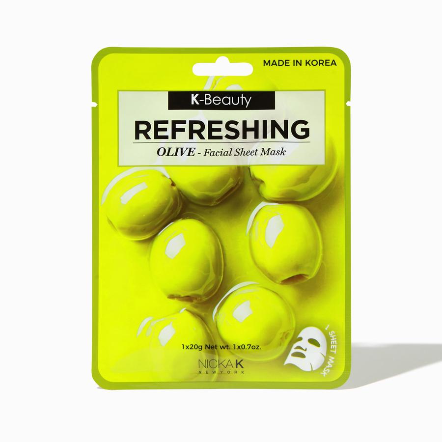 Nicka K Full Face Korean Facial Mask Sheets Hydrating Skincare 20 g