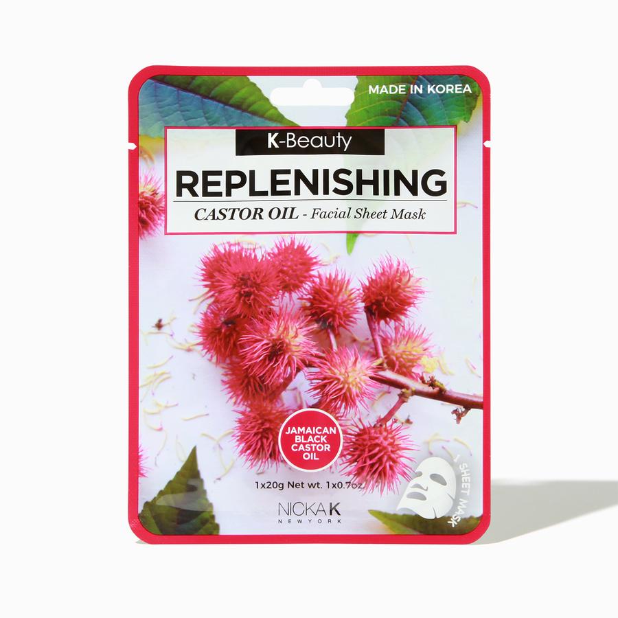 Nicka K Full Face Korean Facial Mask Sheets Hydrating Skincare 20 g