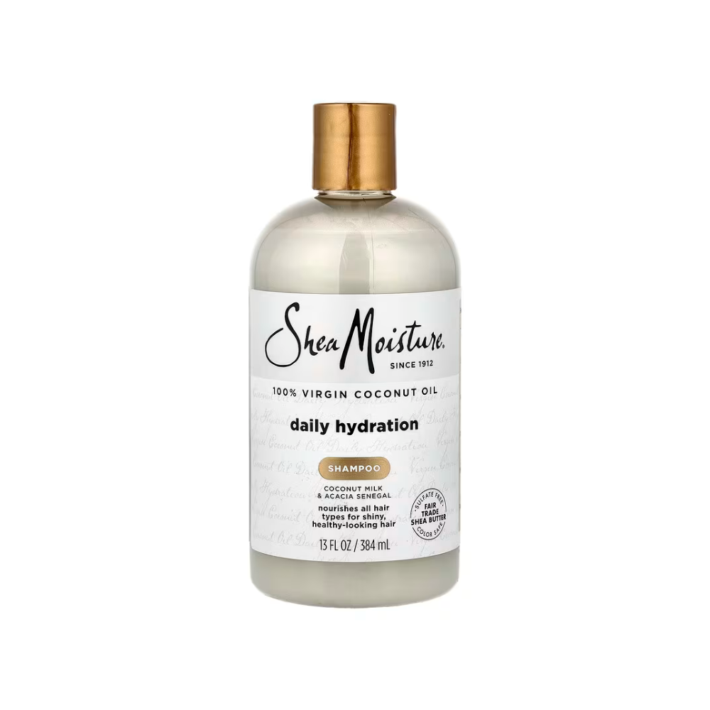 Shea Moisture 100% Virgin Coconut Oil Hydration Shampoo 13oz Sulfate Free for All Hair Types
